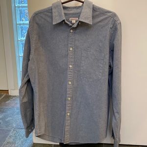Nice gray button down for fall!